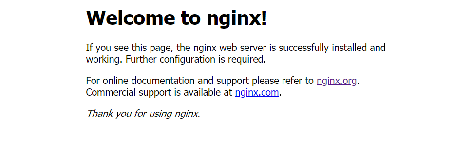 nginx-welcome